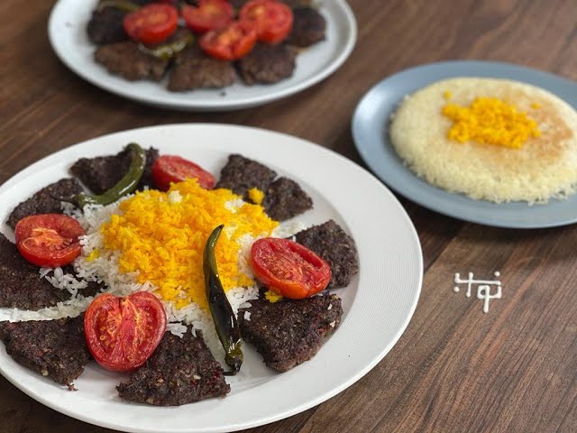 کباب تابه‌ای ایرانی، گوجه و فلفل با نواب... persian kabab tabei by navab