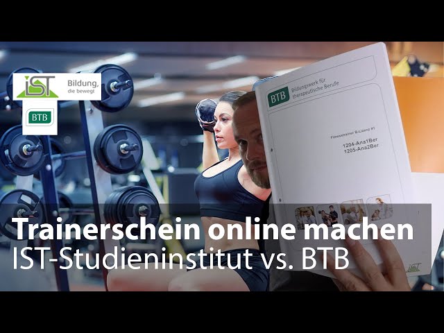 Fitnesstrainer-Ausbildung im Fernstudium: IST-Studieninstitut vs. Bildungswerk für therap. Berufe