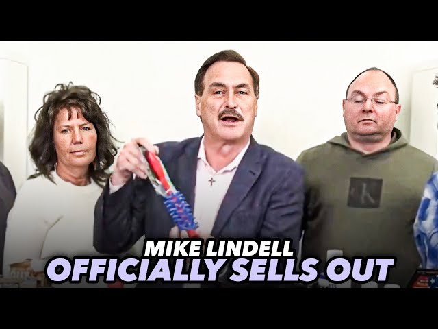 Mike Lindell Holds Bizarre Press Conference To Announce He's Selling Paintings And Socks