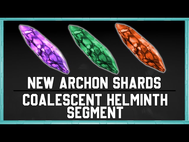 New Archon Shards & Coalescent Archon Segment - Niche items for unique playstyles