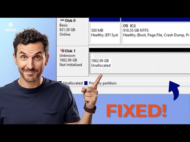[DISK NOT INITIALIZED FIX] How to Fix “Disk 1 Unknown, Not Initialized” - 5 Ways | 2024