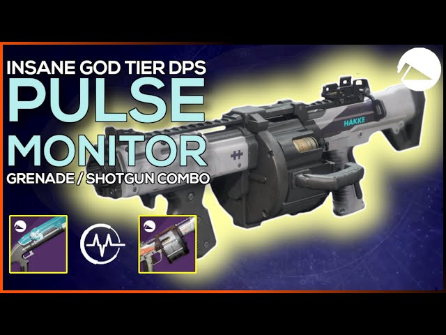 INSANE Pulse Monitor Grenade Launcher - God Tier DPS Build - Exodus Umbral Engrams - Destiny 2