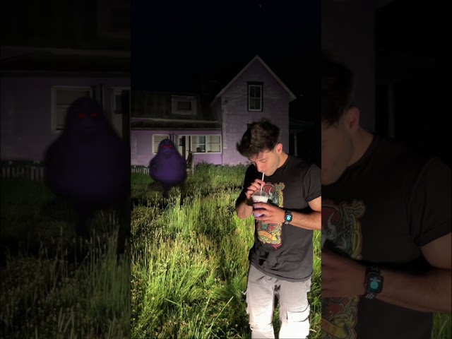 DO NOT DRINK THE GRIMACE SHAKE OUTSIDE OF GRIMACE'S HOUSE AT 3AM! | I FOUND THE REAL GRIMACE HOUSE