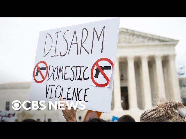 Supreme Court hears arguments on gun rights for accused domestic abusers