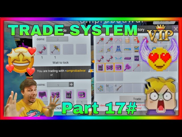 😍How To Get Rich  Trade System 🔥 || Blockman Go Skyblock SkyKING Part 17#