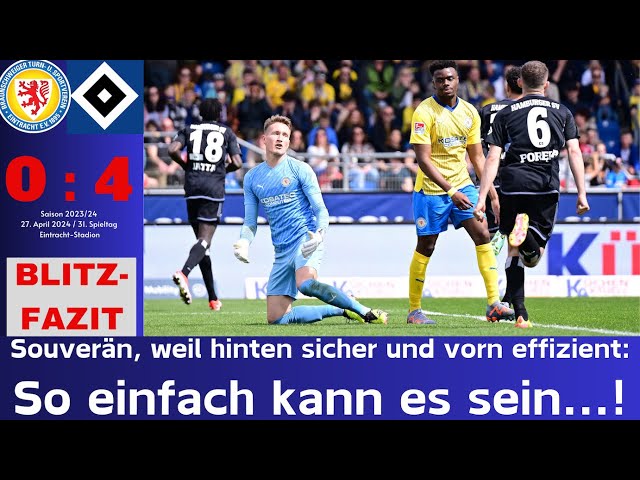 Scholle's Blitzfazit | Eintracht Braunschweig 0:4 HSV  | 31. Spieltag | Saison 2023/2024 | #130