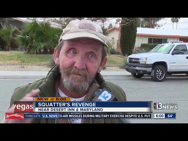 Squatters come back for revenge after being driven out of Las Vegas home