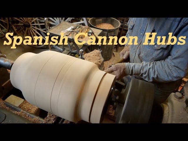 Turning New Spanish Cannon Hubs on a South Bend Lathe | Engels Coach Shop