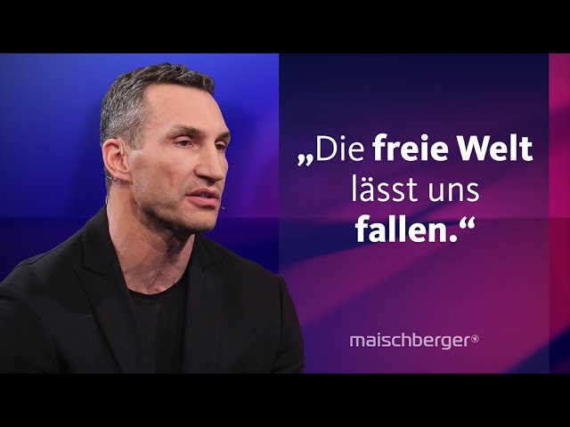 „Wir brauchen keine deutschen Soldaten“ – Wladimir Klitschko im Gespräch | maischberger