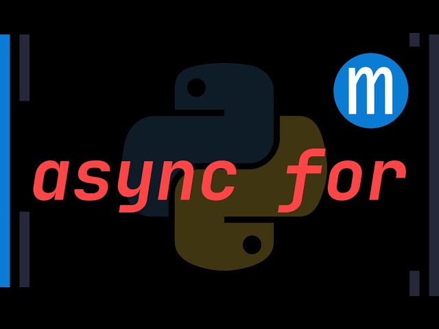 Async for loops in Python