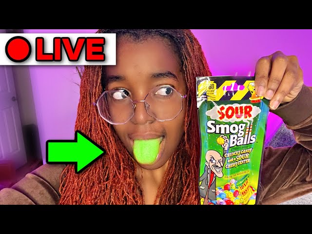 TRYING DIFFERENT SNACKS LIVE ‼️⚠️ (PLUS  ROBLOX AND FALL GUYS!!)