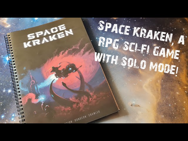 Space Kraken a solo option sci-fi pen and paper RPG!