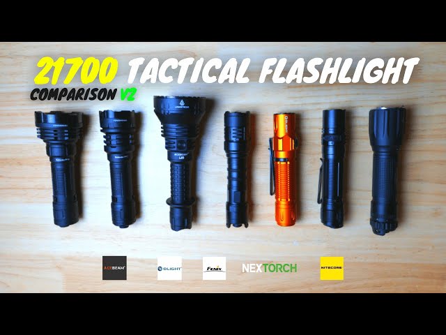 The Best Tactical 21700 Flashlights of 2023 🔦 (AceBeam vs Nitecore vs Olight vs Fenix)