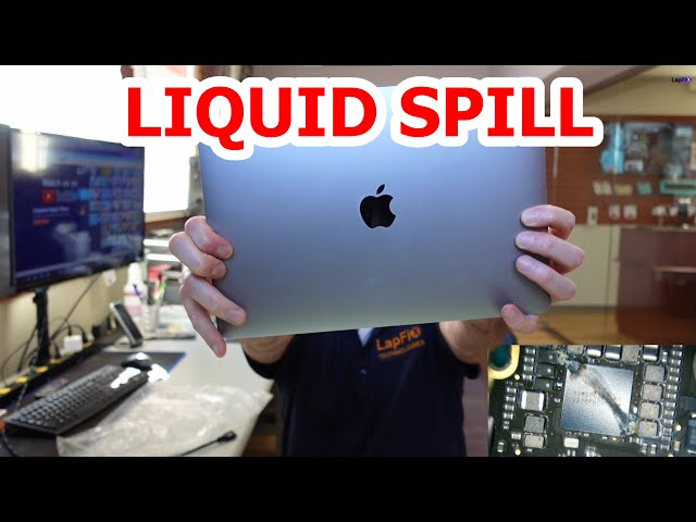 Fixing A 2018 Macbook Pro With Liquid Damage