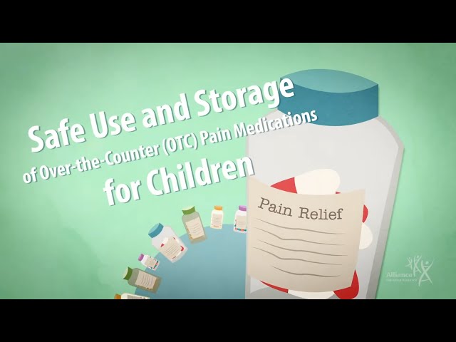 Safe Use and Storage of Over-the-Counter Pain Medications for Children