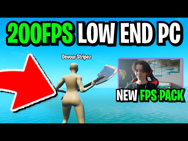 How To BOOST FPS Fortnite Low End PC! 🔧 (MAX FPS Pack for BEST Performance)