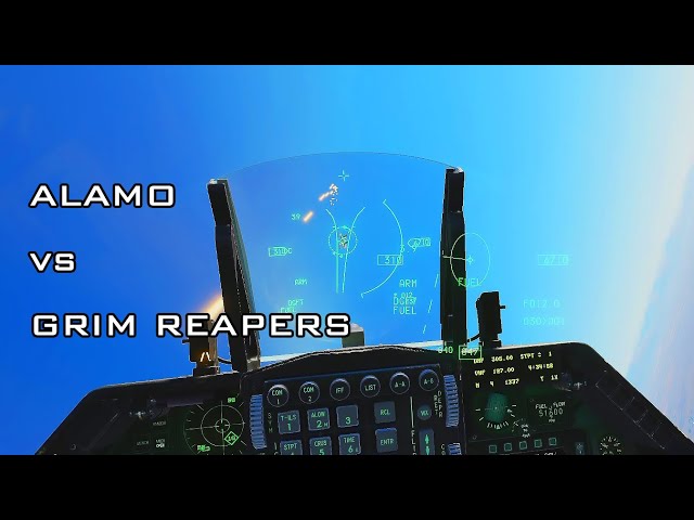 Alamo vs Grim Reapers | 4 vs 4 SATAL Scrimmage | DCS F-16 Viper