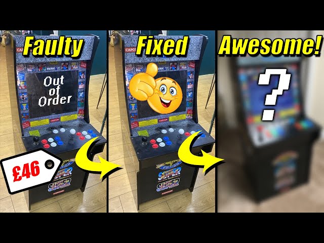 Faulty 1Up Arcade Machine | Fix and Upgrade!