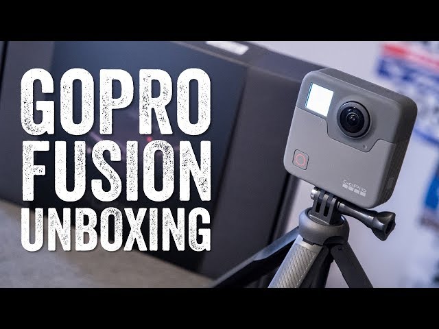 GOPRO FUSION UNBOXING! Size & weight comparisons and more!