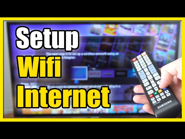 How to Setup Wifi Internet on Old Samsung TV (Fast Method)
