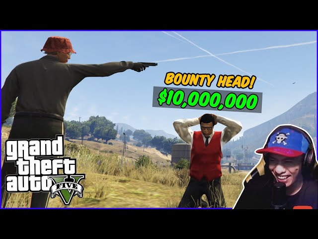 BOUNTY HUNTERS chase me for $10,000,000 in GTA 5 Roleplay
