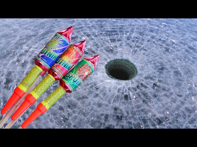 Experiment: XXL Rockets Under Ice