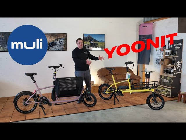 Der Vergleich: muli vs. YOONIT kompakte Lastenräder | Pakumo Cargobike Mobility Paderborn