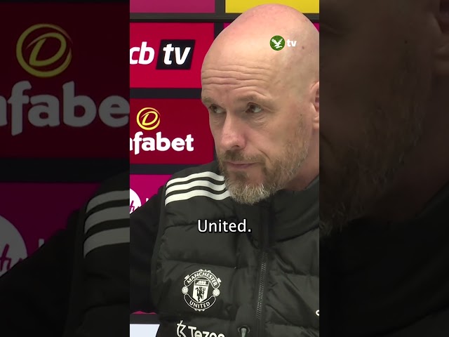 Erik ten Hag storms out of press conference #priemerleague #manchesterunited #shorts #sports