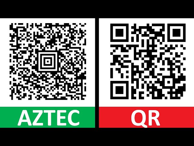 QR Codes vs. AZTEC Codes (einfach erklärt)