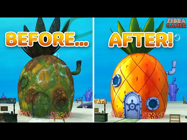Cleaning Bikini Bottom! PowerWash Simulator SpongeBob SquarePants DLC! - Zebra's Arcade