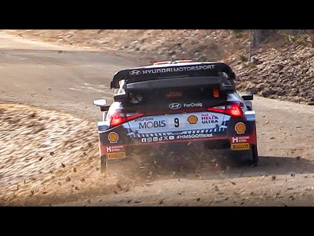 500HP Hyundai i20 N Rally1 Car at WRC Monte-Carlo 2024: Starts, Turbo Chirping & Anti-Lag Sound!
