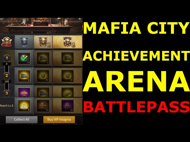 Achievement Arena Battlepass - Mafia City