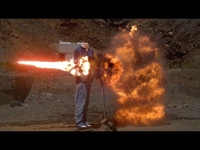 Massive Explosive Chain Reaction at 200,000fps - The Slow Mo Guys