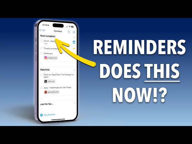 Reminders is AWESOME when you know how to use it! (14 Tips & Tricks for iPhone)