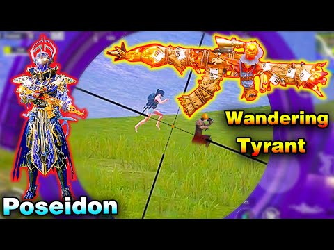 Poseidon X-Suit with AKM Wandering Tyrant | 29 Kills 1vs4 - BGMI PUBGM