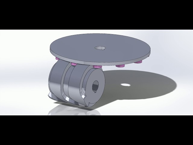 Cylindrical indexing cam Solidworks.