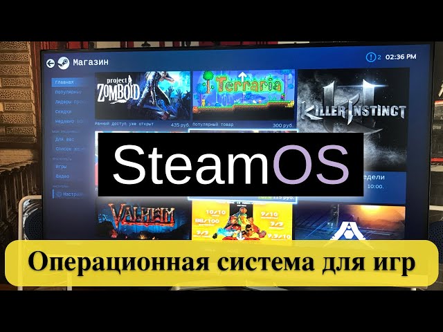 SteamOS - Операционная система для игр. Создание флешки и установка.