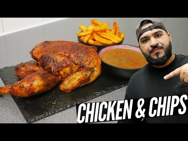 Chicken And Chips with Gravy | Halal Chef