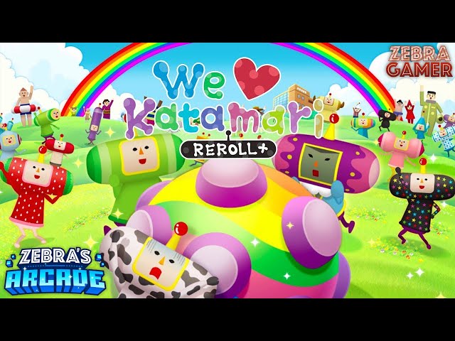We Love Katamari REROLL+ Royal Reverie Gameplay - Zebra's Arcade!