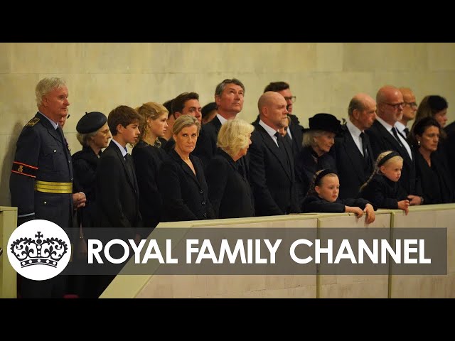 Queen Elizabeth II's Great-Grandchildren Attend Lying in State