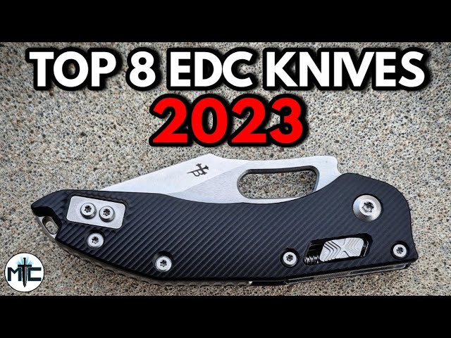 My Top 8 FAVORITE EDC Knives Of 2023