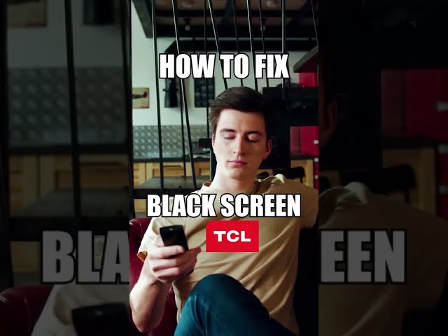 Black Screen on a TCL TV? Do this! 📺 #Shorts