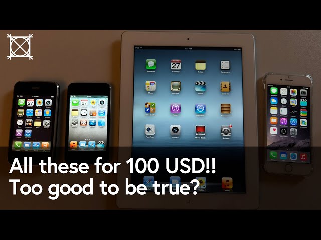 Four rare iOS devices from Chinese sellers for $100! Are they legit?