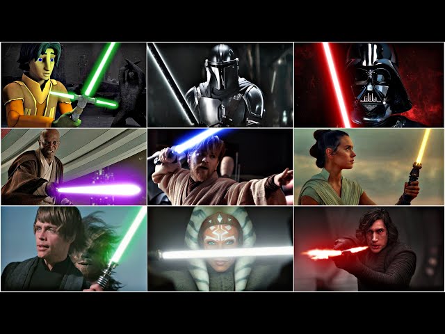 Every Lightsaber Ignition in Star Wars history [UPDATED 2022]
