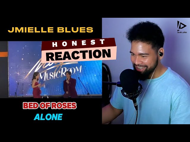 JMIELLE BLUES "Bed of Roses & Alone" live - SINGER HONEST REACTION