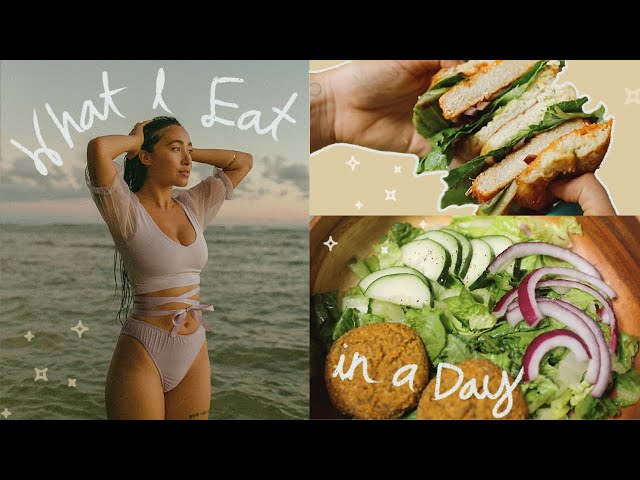 What I Eat in a Day to Feel Good | vegan & easy