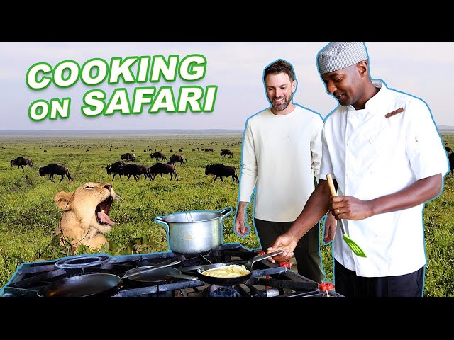Cooking in a Safari Bush Kitchen in the Serengeti, Tanzania 🇹🇿