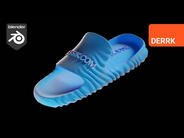 Create a Custom Foam Slide Shoe in Blender