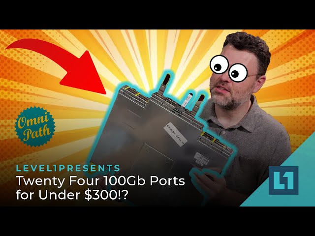 Twenty Four 100Gb Ports for Under $300!?