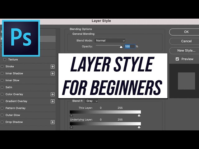 How To Use Layer Styles In Photoshop